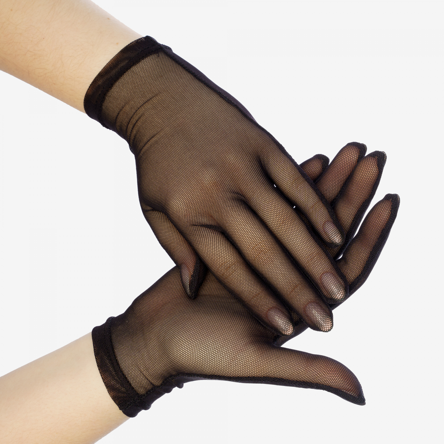 Перчатки «Сетка» черные