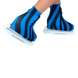 Термо-чехлы на ботинок "Зебра blue"