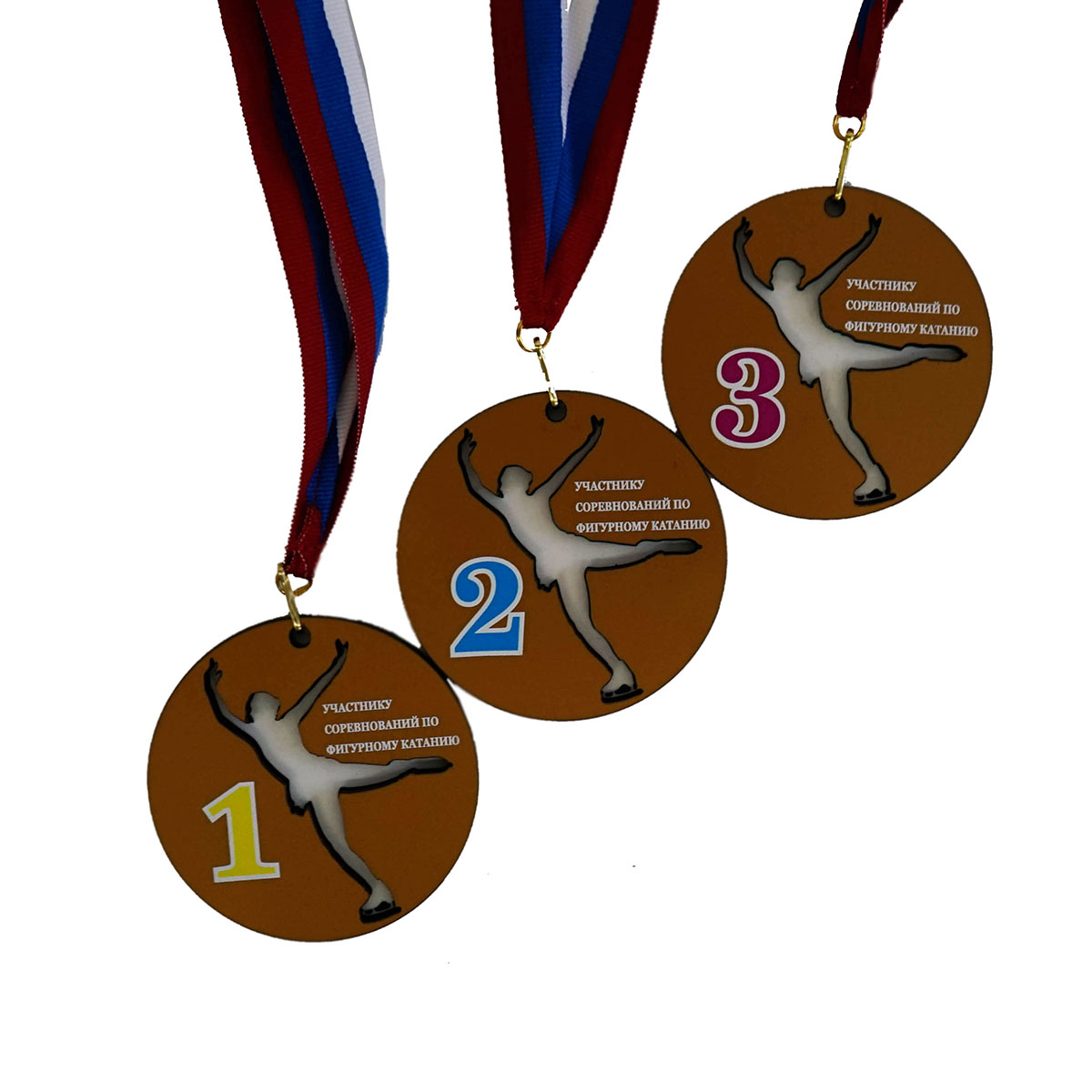 Комплект медалей "Фигуристка-4" 