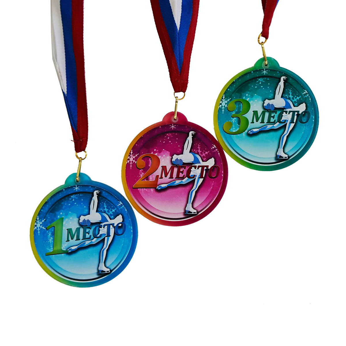 Комплект медалей "Фигуристка-3" 